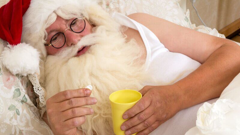 Le Père Noël pourrait bien être en très mauvaise santé