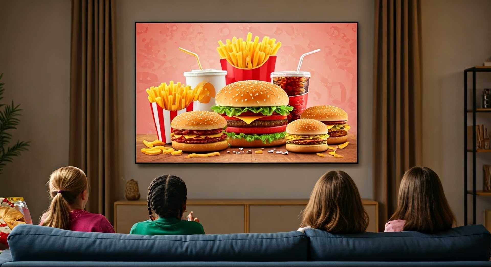 Malbouffe : 5 minutes d’exposition aux pubs suffisent pour influencer les enfants