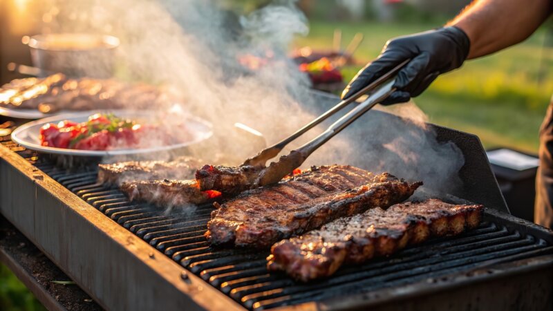 Intoxication alimentaire, substances chimiques… comment limiter les risques du barbecue?